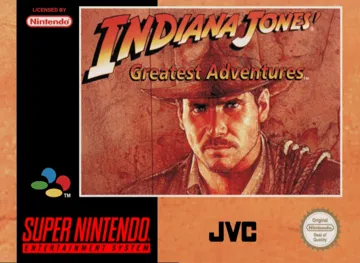 Indiana Jones' Greatest Adventures (Europe) box cover front